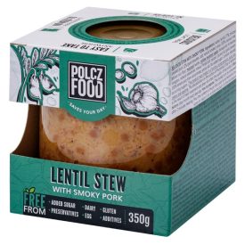 Lencsefőzelék füstölt tarjával