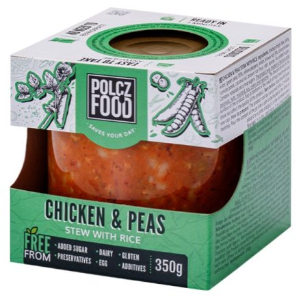 Zöldborsós csirke rizzsel