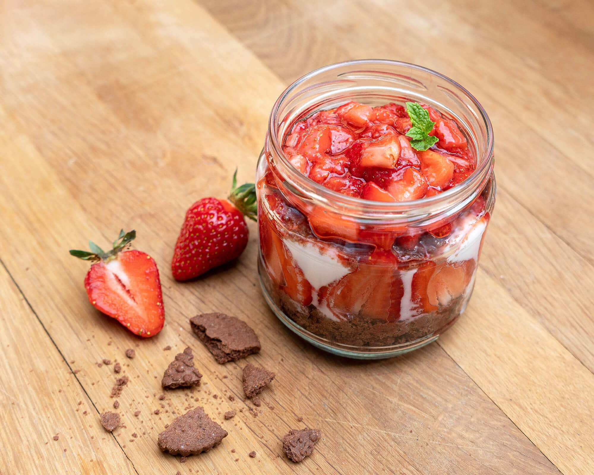 Gyereknapi epres krémes nyalánkság