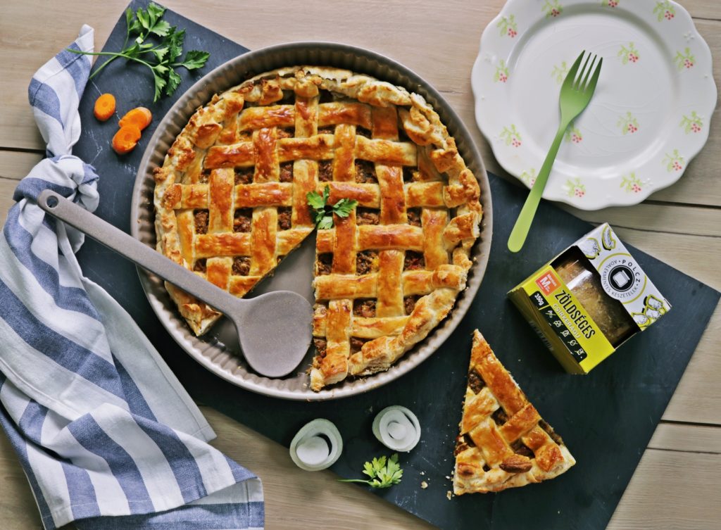 zöldséges csirkés pite