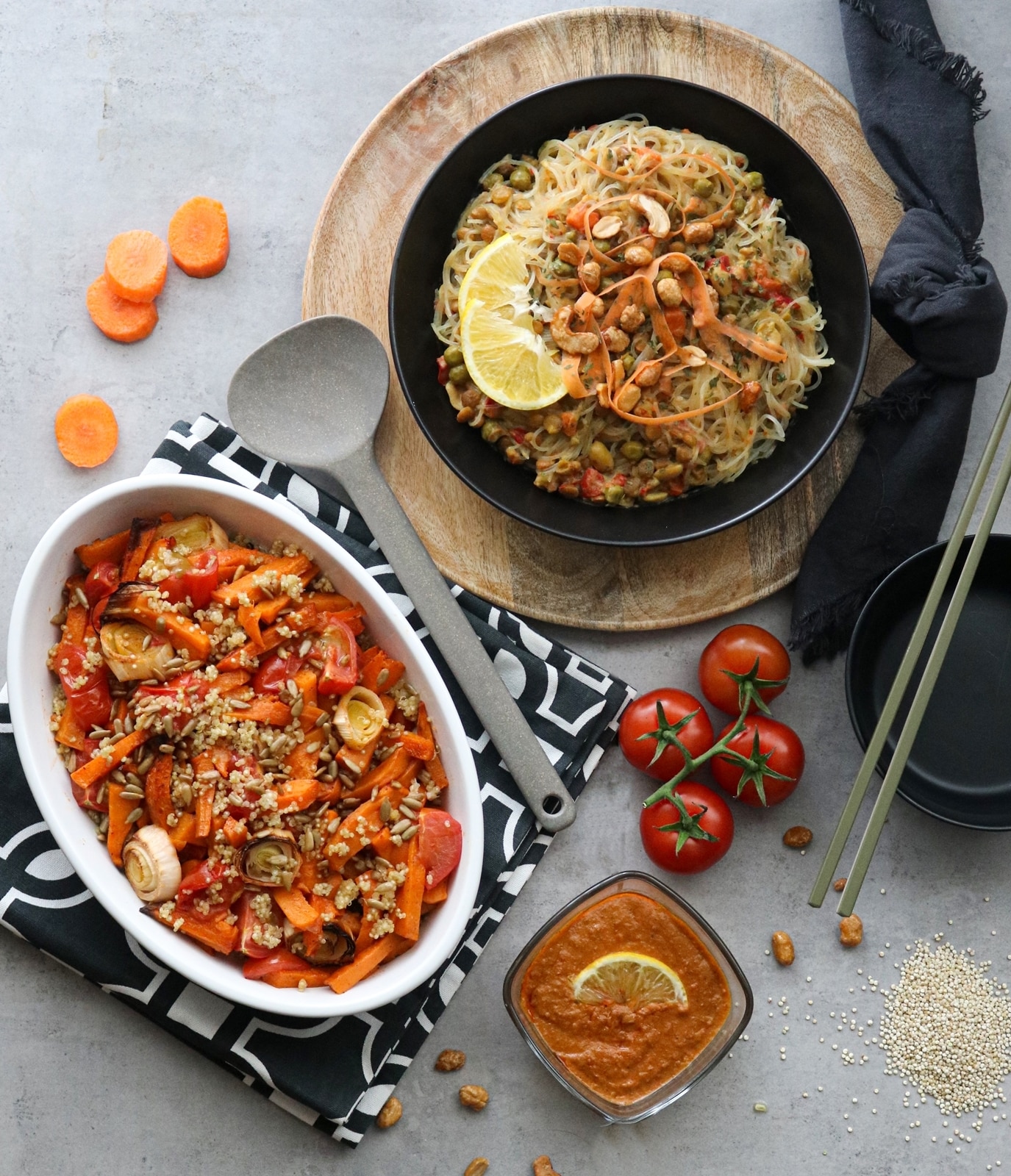 Laktató meleg saláták a veganuár kihíváshoz