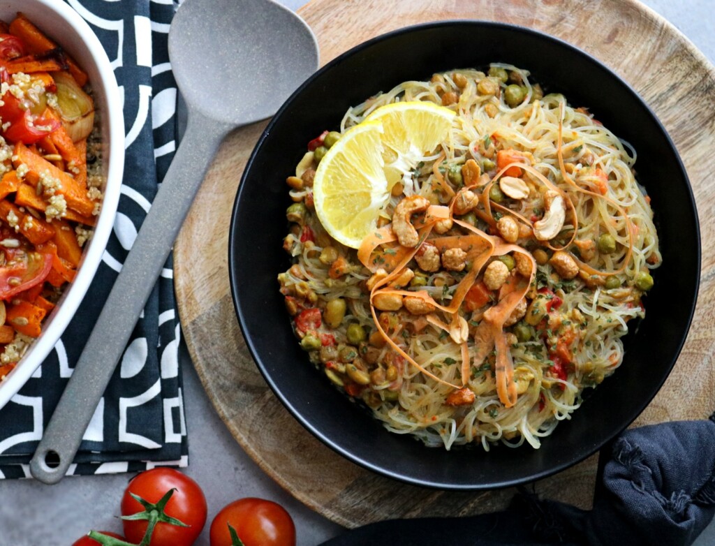 veganuár tésztasaláta