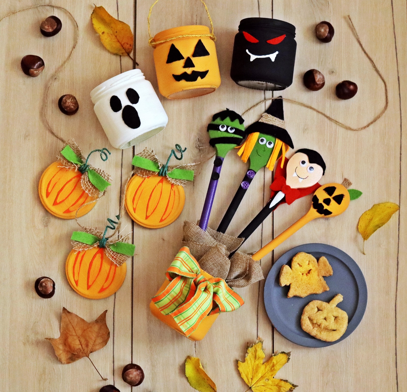 Halloween DIY ötletek POLCZ üvegből