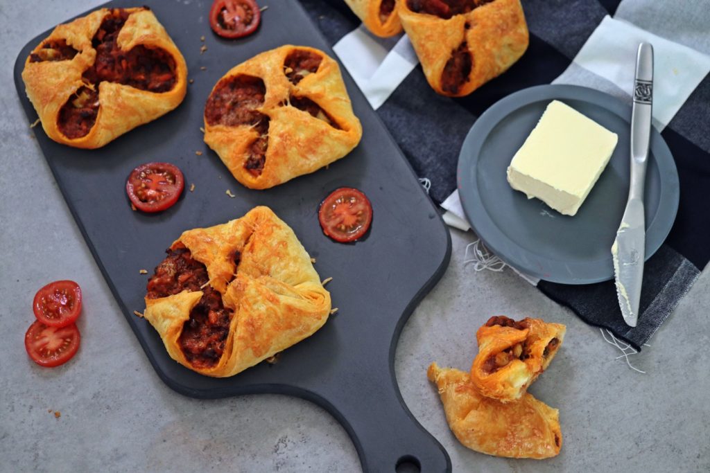 sós sütemények bolognais töltelékkel