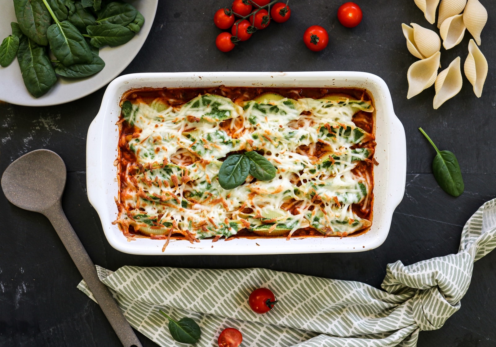 Töltött kagylótészta az olasz konyha világnapjára