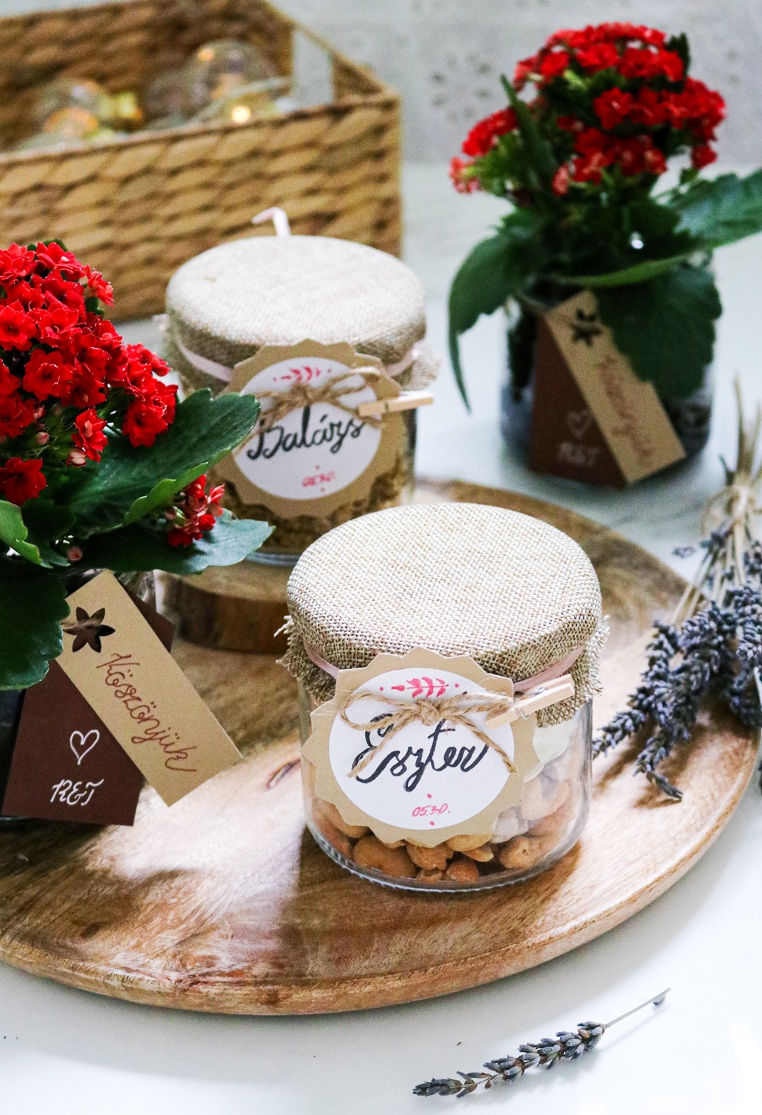 Esküvői köszönő ajándék a vendégeknek