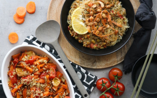 Laktató meleg saláták a veganuár kihíváshoz