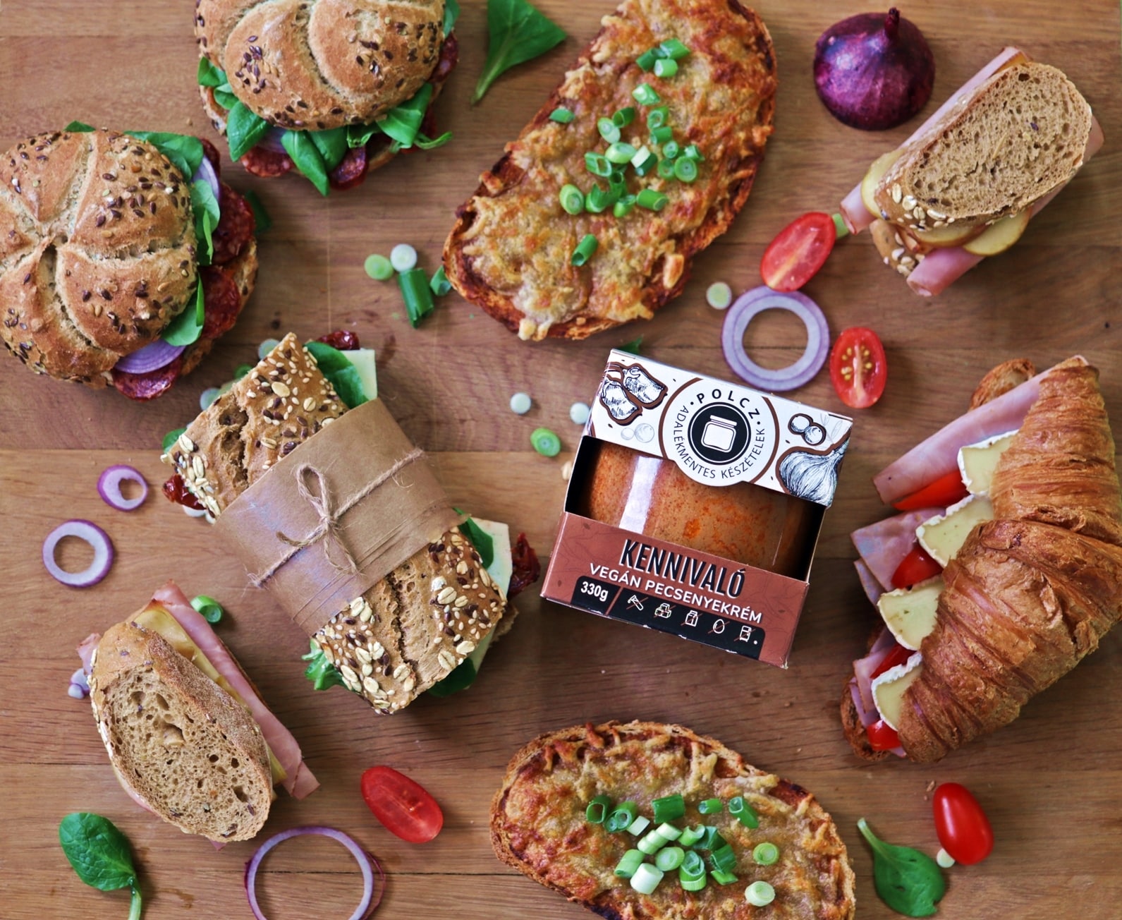 5 kiadós szendvics vegán pecsenye krémmel